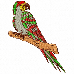 Parrots Embroidery Design 4 Parrots Embroidery Design 4